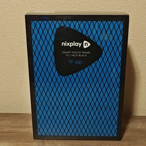Nixplay Smart Photo Frame 10.1 Inch Black W10F HD WiFi Digital Picture Frame NEW